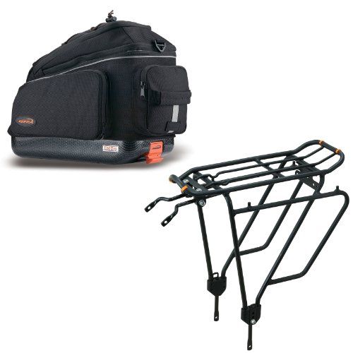  Ibera Parka IB-RA4 Touring Bicycle Carrier and Quick Release Bag