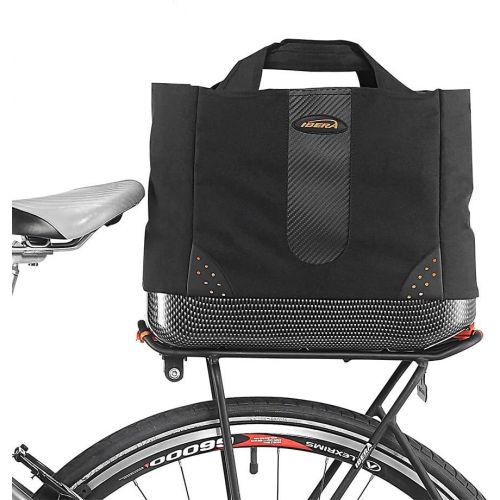  Ibera 2 in 1 Bike PakRak Insulated Cooler Trunk Bag, Bicycle Shopping Bag for Grocery, Hand/ Shoulder Bag