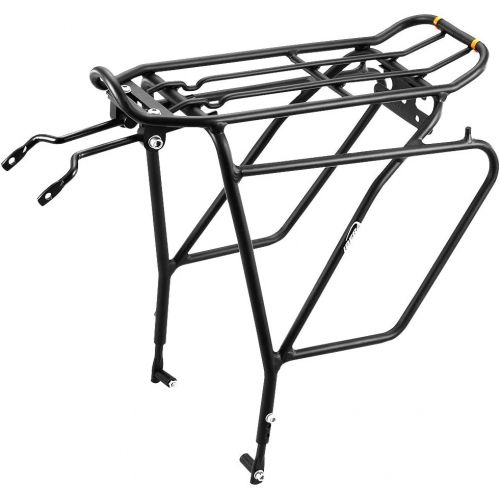  Ibera Bike Rack - Bicycle Touring Carrier Plus+ for Disc Brake Mount, Frame-Mounted for Heavier Top & Side Loads, Height Adjustable for 26-29 Frames