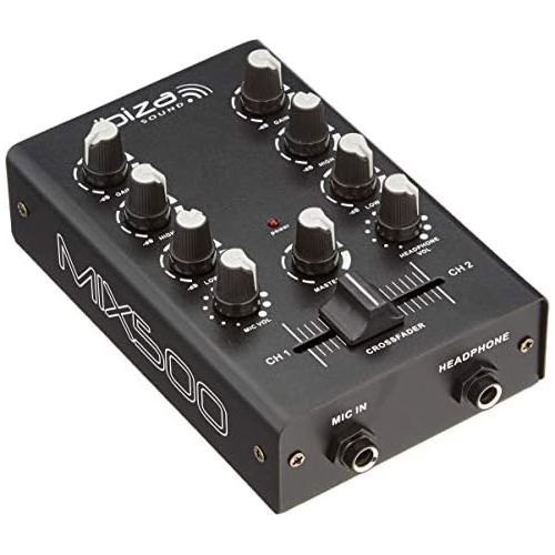  [아마존베스트]Ibiza Light & Sound MIX500 2-Channel DJ Mixer with Sound Control