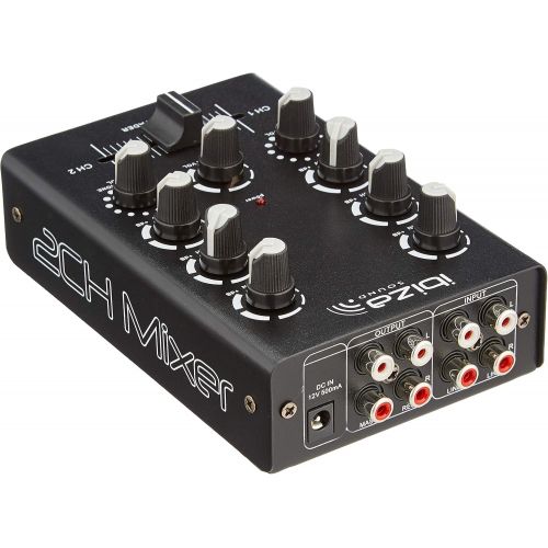  [아마존베스트]Ibiza Light & Sound MIX500 2-Channel DJ Mixer with Sound Control