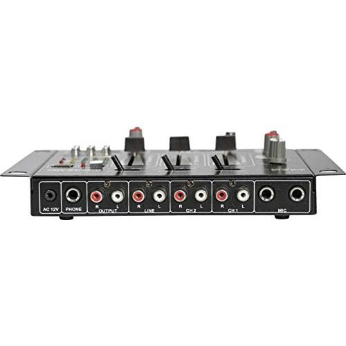  [아마존베스트]Ibiza DJ21USB MKII Mixing Desk Black