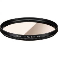 Ice 77mm Reverse Graduated ND8 Filter with Rotating Ring (3-Stop)