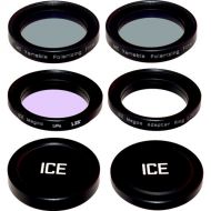 Ice Magco Magnetic Telescope Filter Set with Variable PL/LiPo Filters & Stack Caps (1.25