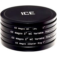 Ice Magco Magnetic Telescope Filter Set with Variable PL/LiPo Filters & Stack Caps (2