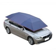 Icescreen NINTE Car Tent Automatic Folded Remote Control Portable Auto Protection Umbrella Shelter Car Hood 82x157 inches (navy blue)