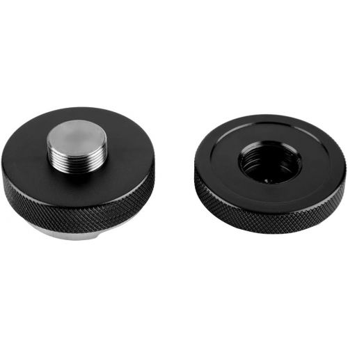  Ichiias Coffee Tamper, Angled Slopes Espresso Tamper, Stainless Steel and Aluminum Espresso Machine Accessories for Coffee Making Espresso Hand Tampers(black)