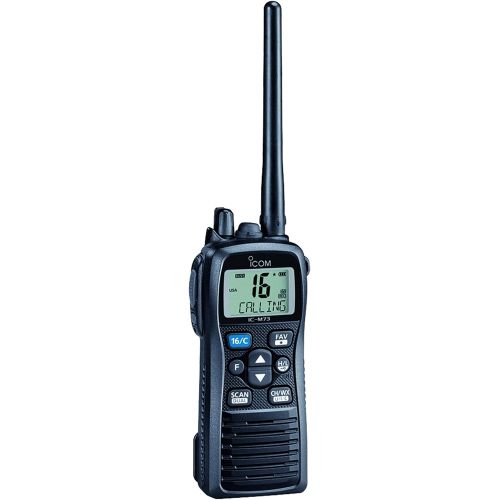  ICOM IC-M73 01 Icom IC-M73 01 Handheld VHF Marine Radio, 6 Watts