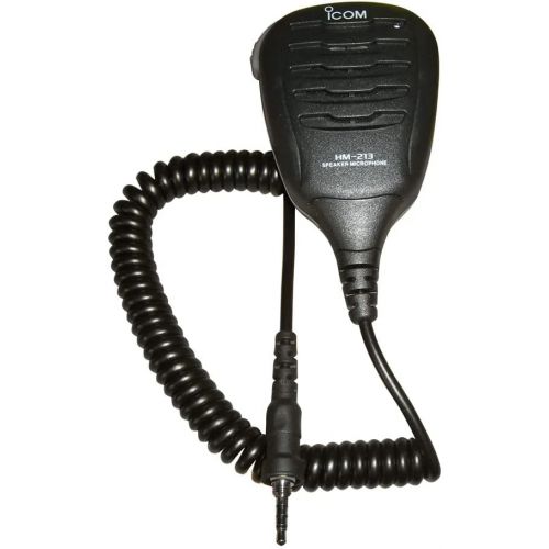  ICOM HM-213 Waterproof Floating Speaker/Microphone, Black, One Size