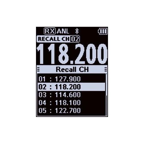  Icom IC-A25N VHF Airband Transceiver (NAV & COM channels)