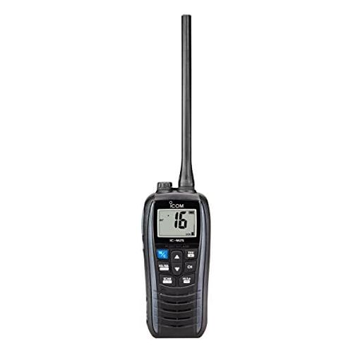  [아마존베스트]-Service-Informationen Icom M25 Waterproof Portable FM Radio Grey - IPX7 Waterproof Construction (1m Water Depth for 30 Minutes)