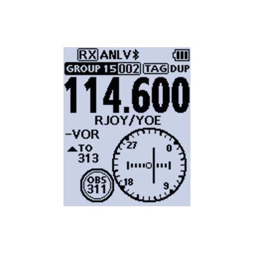  Icom IC-A25N VHF Airband Transceiver (NAV & COM channels)