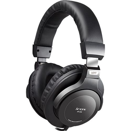  Icon Pro Audio HP200 Closed-Back Studio Monitor Headphones (2-Pack)