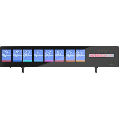  Icon Pro Audio D4T Display with Timecode for P1-M DAW Controller