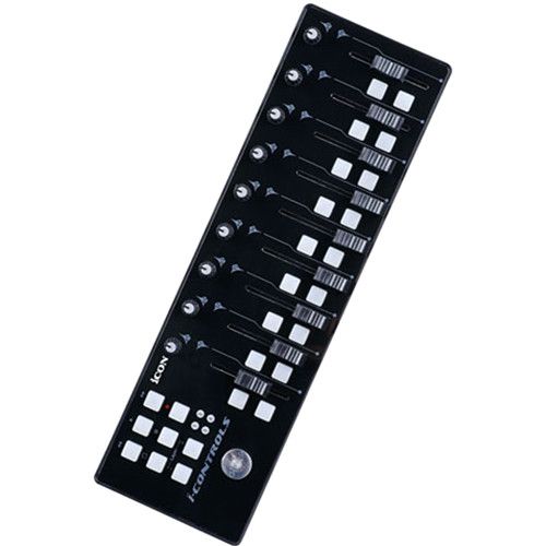  Icon Pro Audio iControls Mini USB MIDI Controller (Black)
