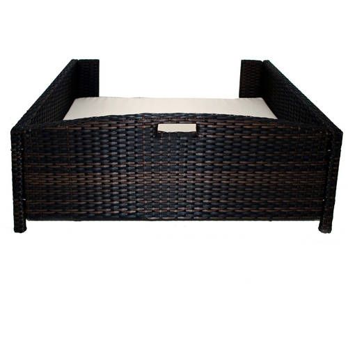  Iconic Pet Rattan Rectangular Pet Sofa - IndoorOutdoor