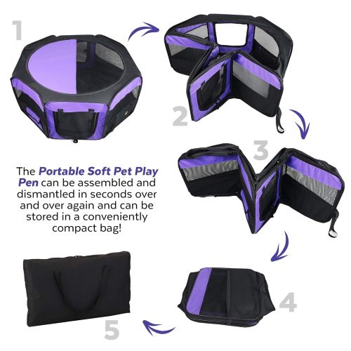  Iconic Pet Portable Pet Soft Play Pen