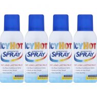 Icy Hot Maximum Strength Medicated Pain Relief Spray 3.7 Ounces (Value Pack of 4)