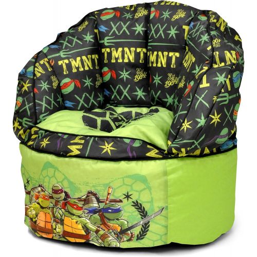  Idea Nuova Nickelodeon Teenage Mutant Ninja Turtles Toddler Bean Bag Chair, Green,