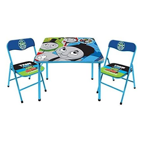  Nickelodeon Thomas & Friends 3 Piece Foldable Table and Chair Set, Ages 3+