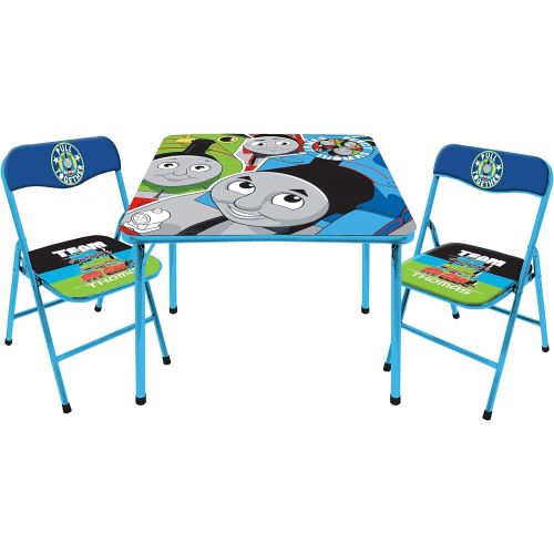  Nickelodeon Thomas & Friends 3 Piece Foldable Table and Chair Set, Ages 3+