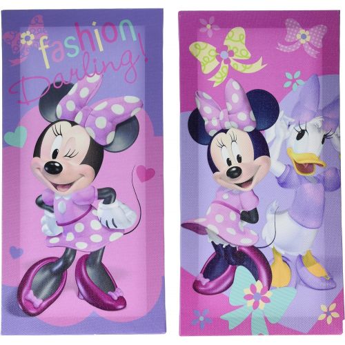 디즈니 Disney Minnie Mouse Canvas Wall Art (2 Pack), 7 x 14