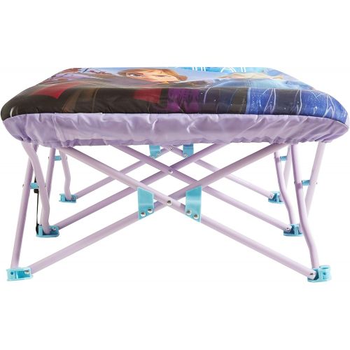  Idea Nuova Disney Frozen 2 Foldable Slumber Cot with Detachable Printed Sleeping Bag Featuring Anna & Elsa, Ages 3+