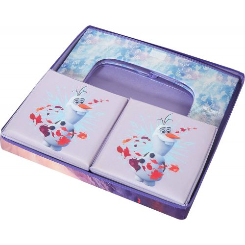  Idea Nuova Disney Frozen 2 3 Piece Collapsible Set with Storage Table and 2 Ottomans