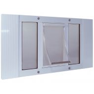 Ideal Pet Products Aluminum Sash Window Pet Door Adjustable