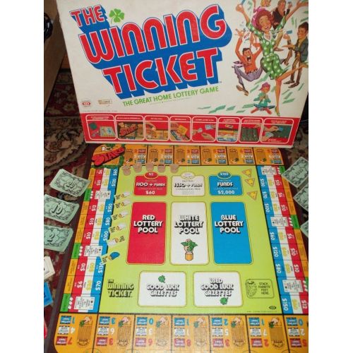  Ideal Toy Corp. The Winning Ticket the Great Home Lottery Game