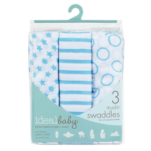  Ideal baby by the makers of aden + anais ideal baby by the makers of aden + anais 3 Piece Swaddle, Sunny Side