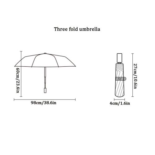  Idebris Simple Ultra-Light Sun Umbrella Folding Umbrella Parasol Sunscreen UV Protection (Color : Beige-Three fold)