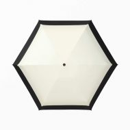 Idebris Simple Ultra-Light Sun Umbrella Folding Umbrella Parasol Sunscreen UV Protection (Color : Beige-Five fold)