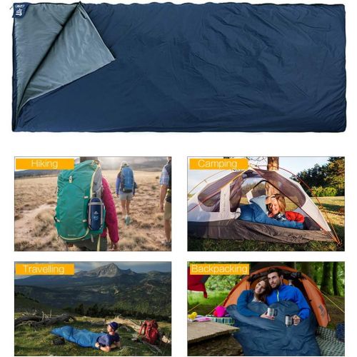  [아마존 핫딜] [아마존핫딜]IeGeek ieGeek Sleeping Bag, Lightweight Envelope Sleeping Bags with Compression Sack Portable Waterproof for 3 Season Travel Camping Hiking Backpacking Outdoor Activities,Ultra-Large for