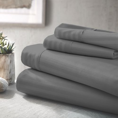  Ienjoy ienjoy Hotel Collection Sheet Set, Full, Gray