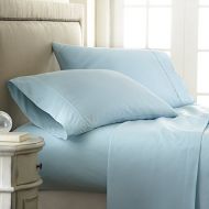 Ienjoy Home ienjoy Home Hotel Collection Embossed Checkered 4 Piece Sheet Set, California King, Aqua