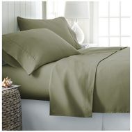 Ienjoy Home Home Collection 3 Piece Hotel Quality Ultra Soft Deep Pocket Bed Sheet Set - Twin XL - Sage