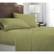 Ienjoy Home ienjoy Home 4 Piece Home Collection Premium Embossed Chevron Design Bed Sheet Set, Twin, Sage