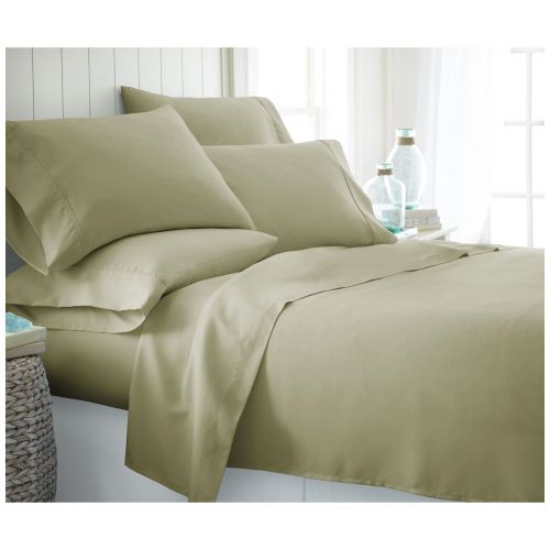  Ienjoy Home ienjoy Home 6 Piece Home Collection Premium Ultra Soft Bed Sheet Set, Twin XL, Sage, TWINXL,