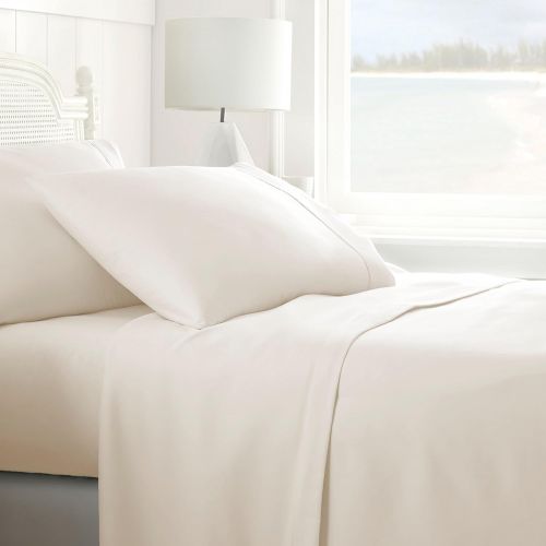  Ienjoy Home ienjoy Home IEH-3PC-TWINXL-IVORY Premium Collection 3 Piece Bed Sheet Set, TWINXL, Ivory