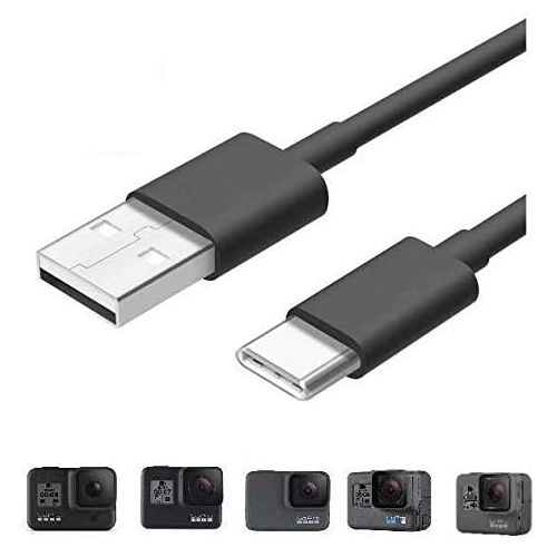  Ienza Long 6FT USB C Charging & Data Transfer Cable Cord Wire for GoPro Hero 9 Hero 8 Black MAX Hero 7 Black Silver White Hero 6 Black Hero 5 Black, Hero 2018, Hero5 Session