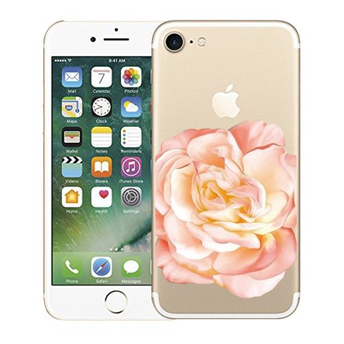  iPhone 7 4.7Inch Case, Iessvi Fashion Flower Pattern TPU Silicone Case Shell for iPhone7