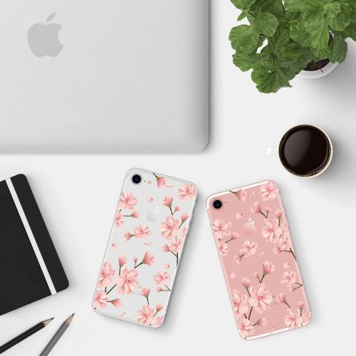  iPhone 7 4.7Inch Case, Iessvi Fashion Flower Pattern TPU Silicone Case Shell for iPhone7