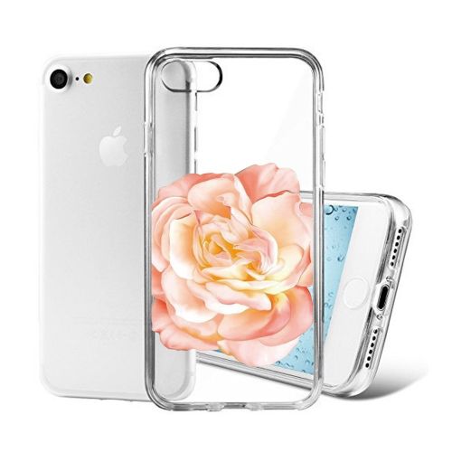  iPhone 7 4.7Inch Case, Iessvi Fashion Flower Pattern TPU Silicone Case Shell for iPhone7