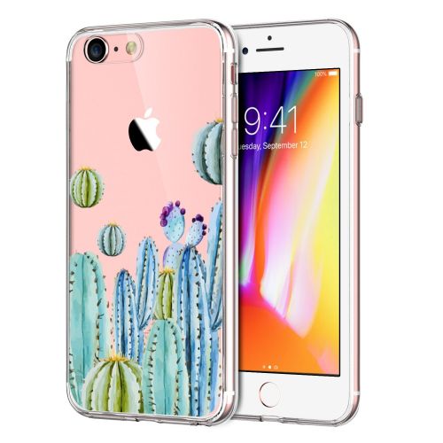  iPhone 7 4.7Inch Case, Iessvi Fashion Flower Pattern TPU Silicone Case Shell for iPhone7