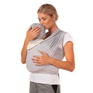 Ietreme Innoo Tech Baby Sling Carrier by AmBaby  Soft and Stretchy Baby Wrap for Newborns, Infants and Toddlers (Grey)