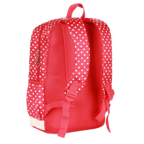  Ifantasy Girls Backpack PolkaDot Waterproof School Book Bag Set for Kids Teen