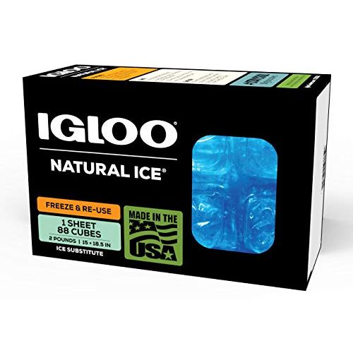  Igloo Maxcold Natural Ice Sheet 88 Cube, 15 x 18.5 Inches, Blue