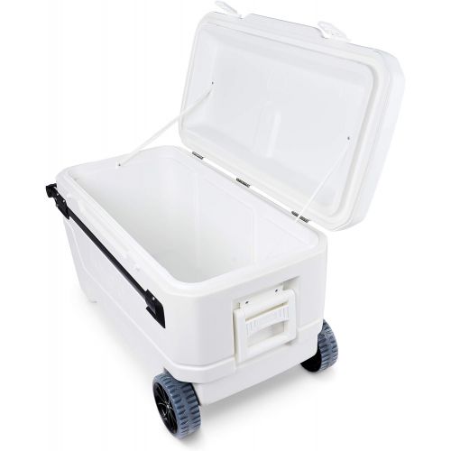  Igloo 110 Qt Glide Pro Portable Large Ice Chest Wheeled Cooler