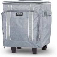 Igloo 40 Can Large Portable Insulated Soft Cooler with Rolling Wheels